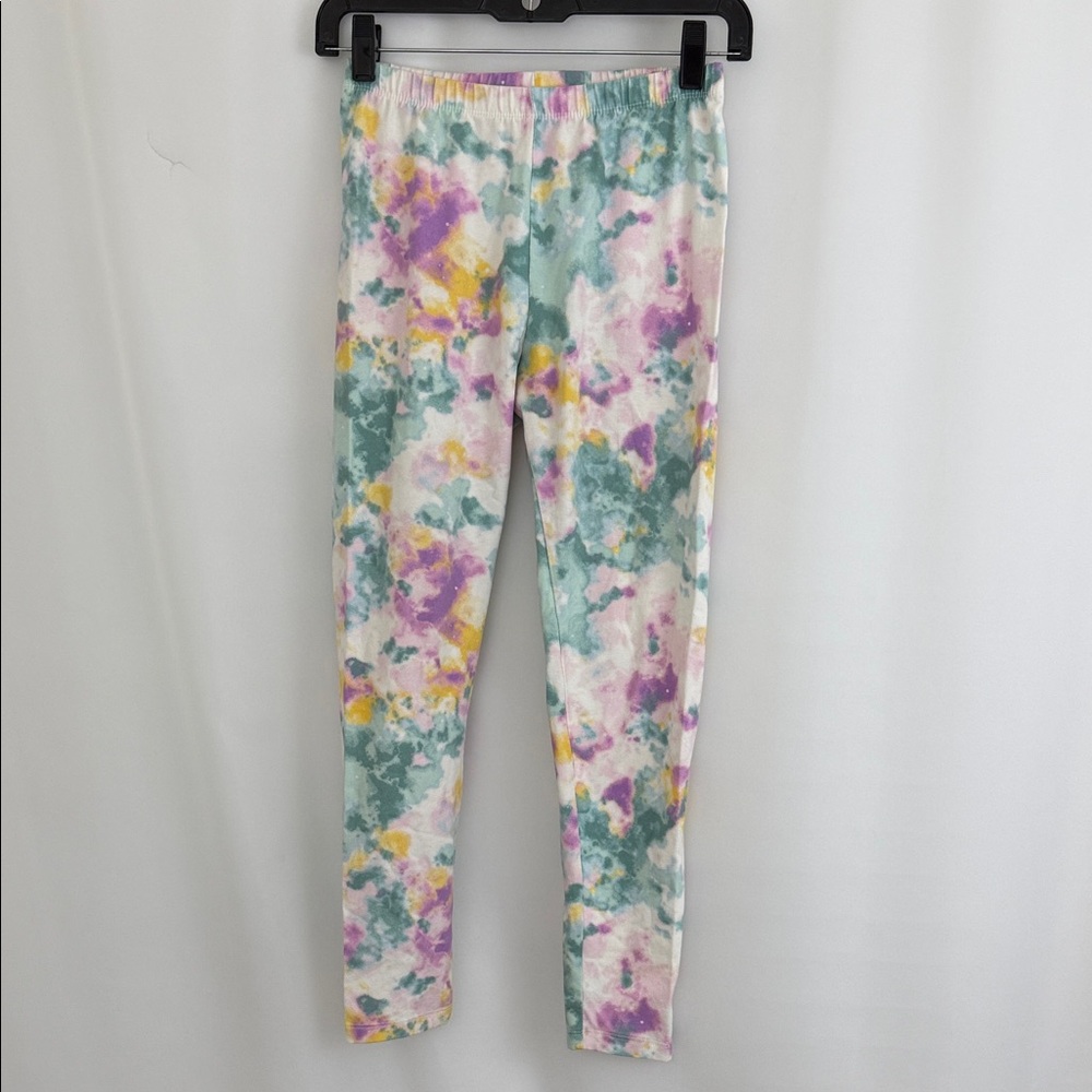 Girl’s Cat & Jack Multicolor Tie-Dye Leggings Size XL (14)